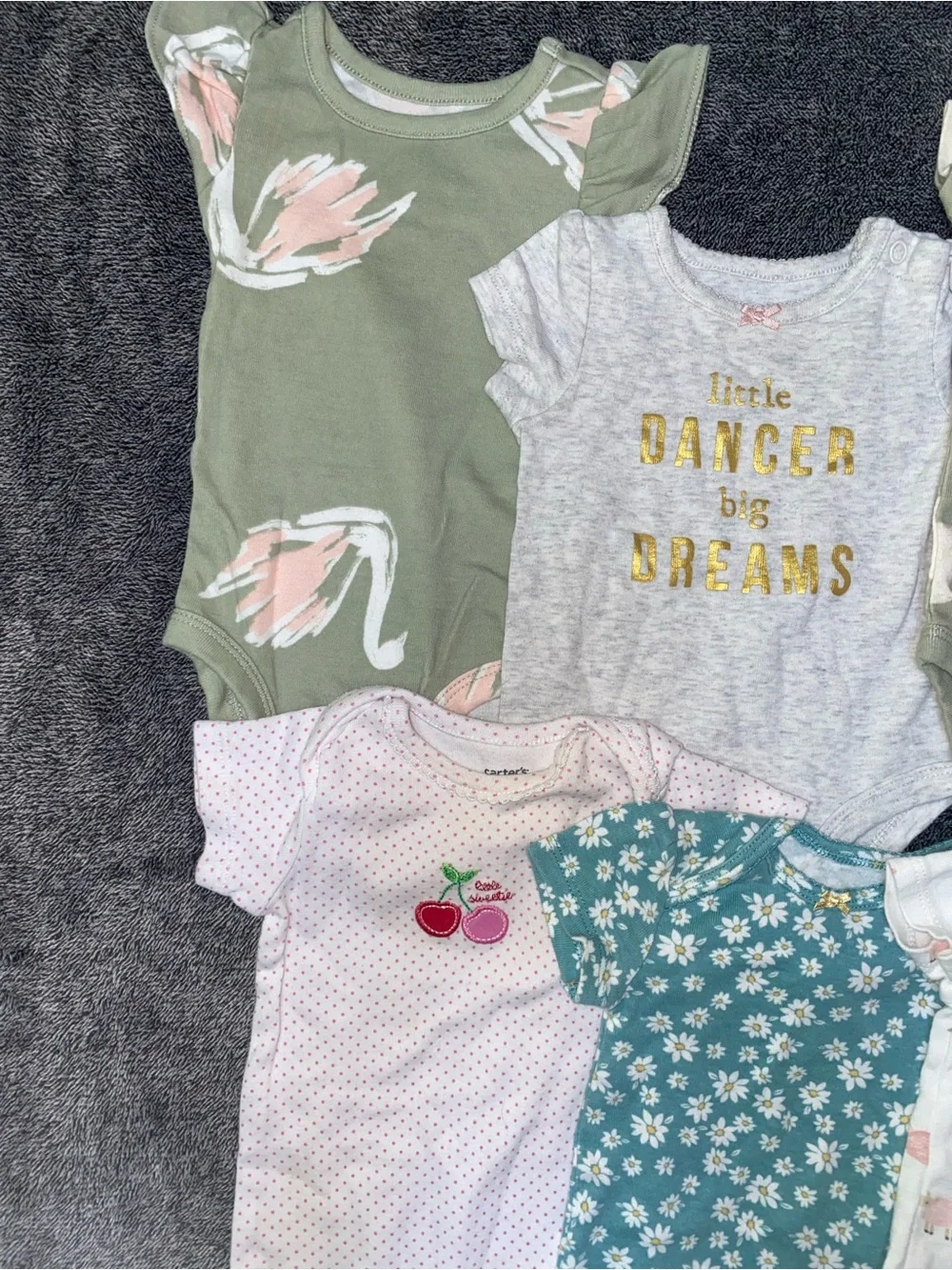 7-Piece Carter’s Baby Girl Onesie Bundle | 3 Months